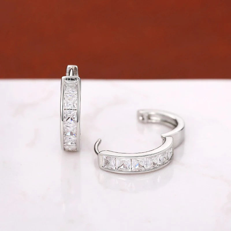 Classic Silver Hoop Earring