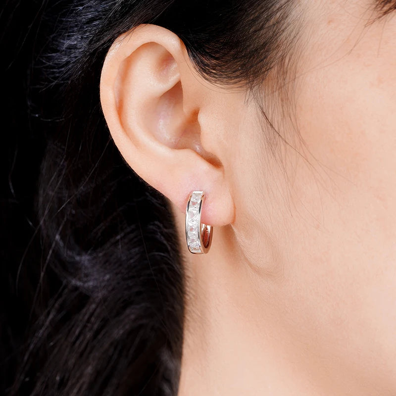 Classic Silver Hoop Earring