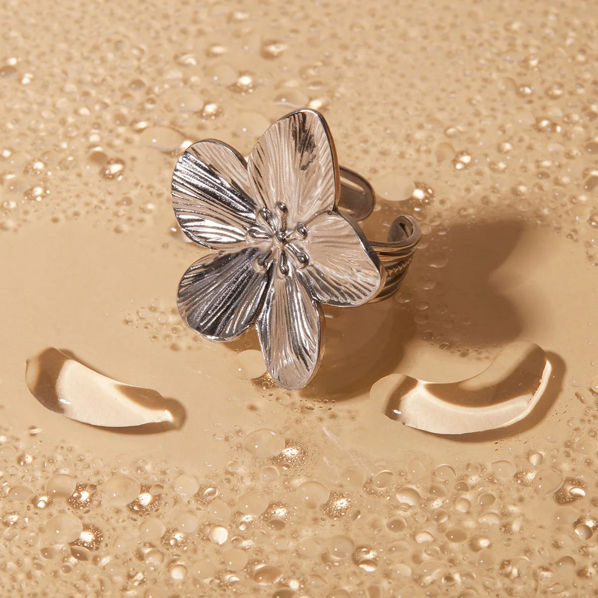 Trendy Floral Stainless Steel Earrings for Women Party & Daily Wear