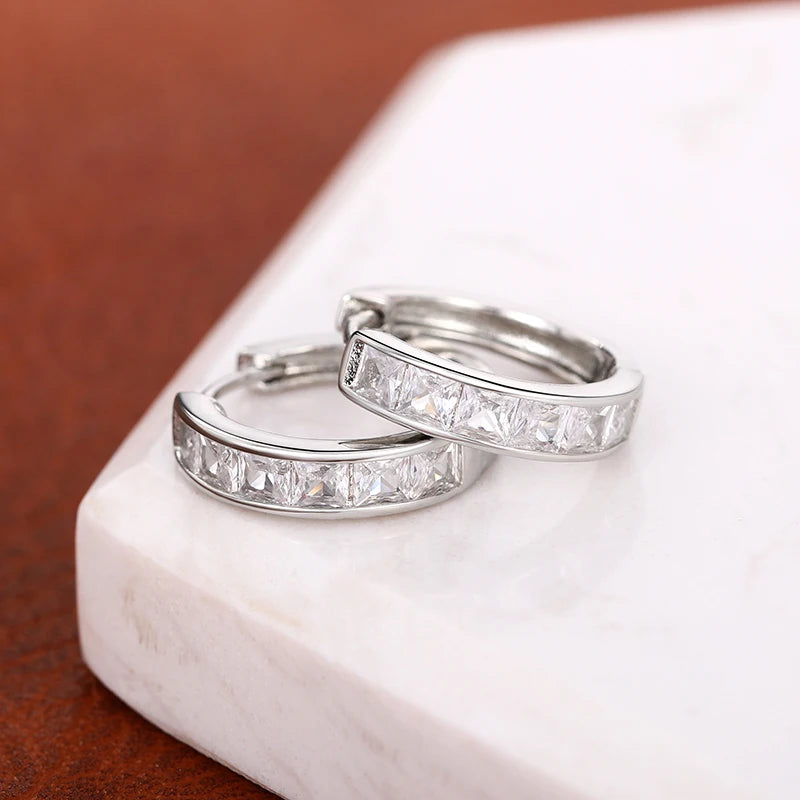 Classic Silver Hoop Earring