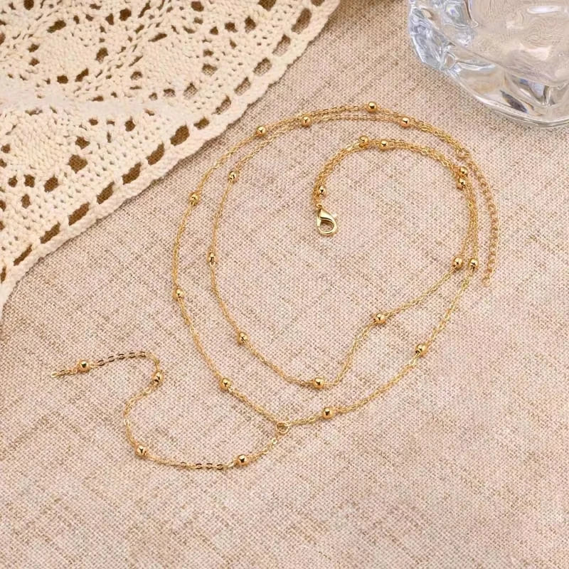 Dainty Gold Drop Necklace