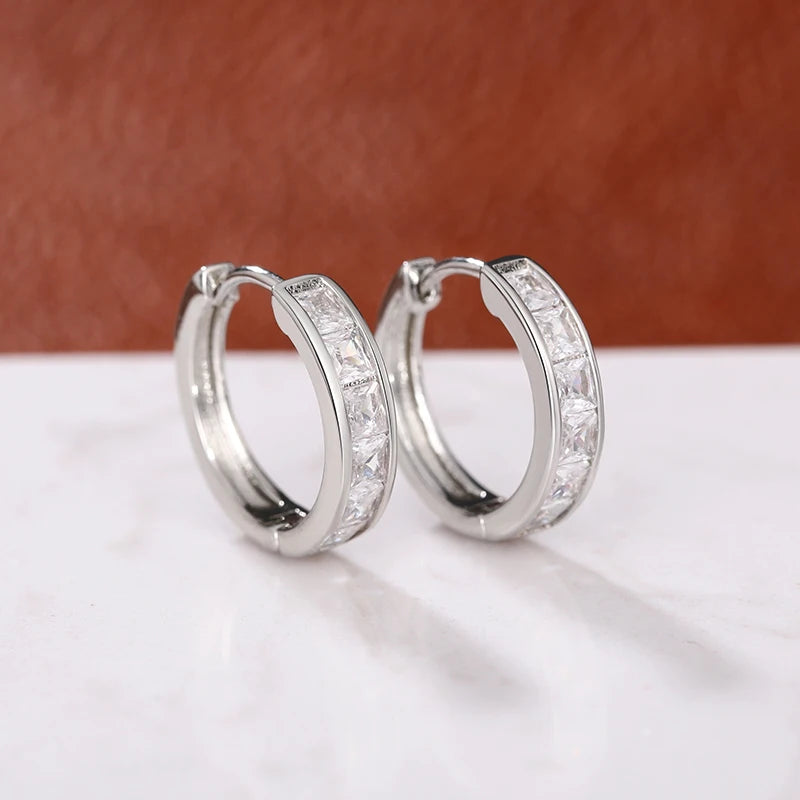 Classic Silver Hoop Earring