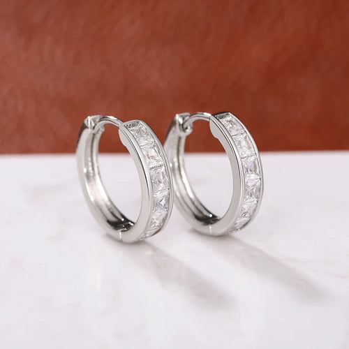 Classic Silver Hoop Earring