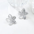 Trendy Floral Stainless Steel Earrings for Women Party & Daily Wear